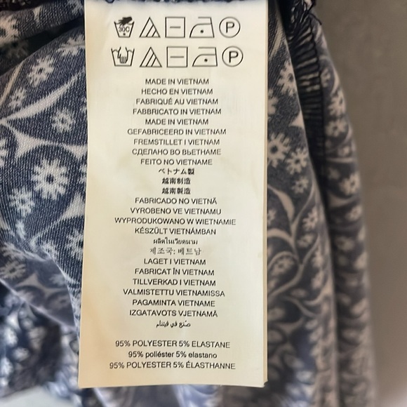 Michael Kors Women's Sleeveless Summer Dress XS Navy White Stretch Like New - Picture 4 of 5